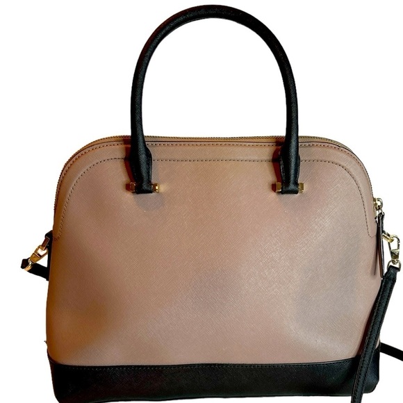 Kate Spade Cameron Street Margot Satchel Leather Rare Porcini Black Leather - Picture 2 of 11